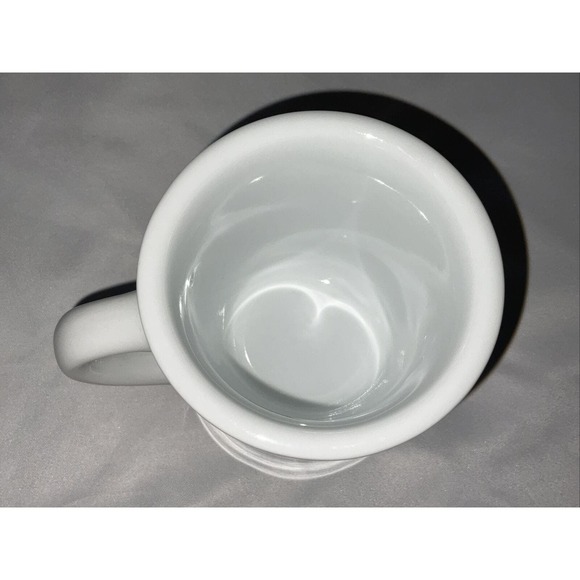 VTG Rego Fine Porcelain Heavy Restaurant Ware White Coffee Tea Mug Cup - Picture 6 of 6